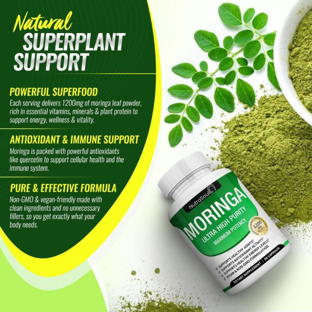 Premium Moringa Oleifera Capsules