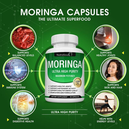 Premium Moringa Oleifera Capsules