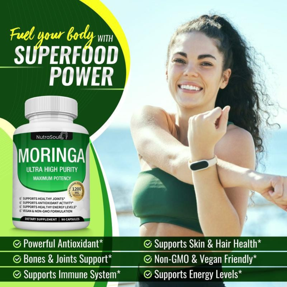 Premium Moringa Oleifera Capsules