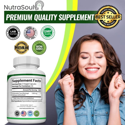 Premium Moringa Oleifera Capsules